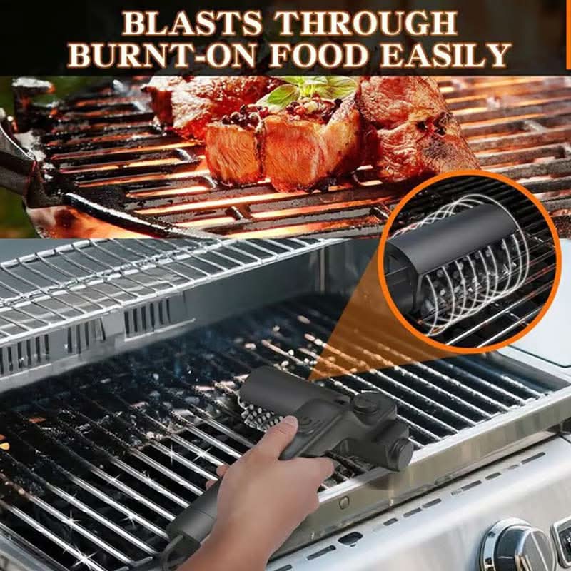 🔥49% OFF NOW! 🍖 Cordless Electric BBQ Brush Cleaner – Deep Cleaning, Long Handle & Rechargeable 🔋