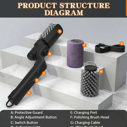 🔥49% OFF NOW! 🍖 Cordless Electric BBQ Brush Cleaner – Deep Cleaning, Long Handle & Rechargeable 🔋