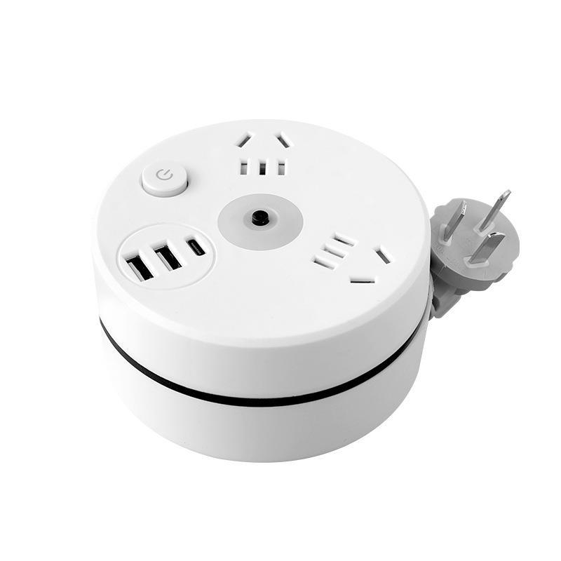 ✨🔥Retractable Power Strip with Hook & USB Ports🔌