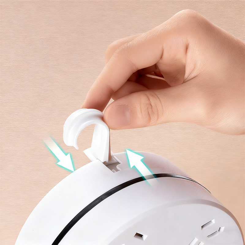 ✨🔥Retractable Power Strip with Hook & USB Ports🔌