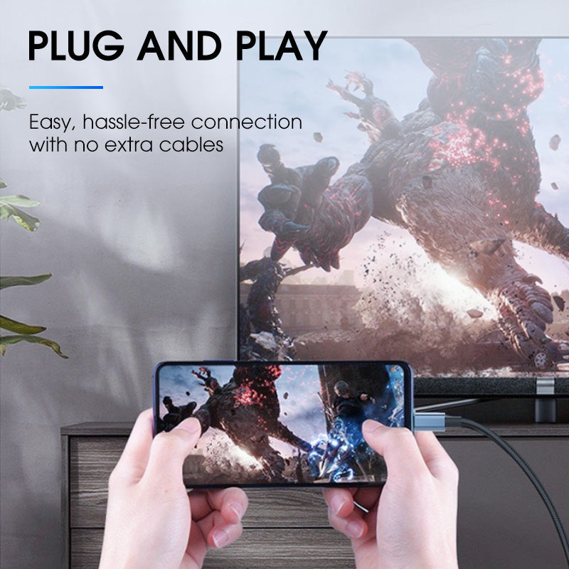 🔌 50% OFF NOW! 📺 4K HD Type-C to HDMI Adapter – Plug & Play, High Resolution & Wide Compatibility 🎬