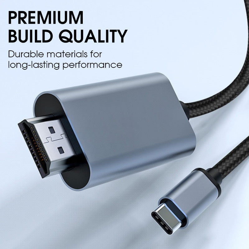 🔌 50% OFF NOW! 📺 4K HD Type-C to HDMI Adapter – Plug & Play, High Resolution & Wide Compatibility 🎬