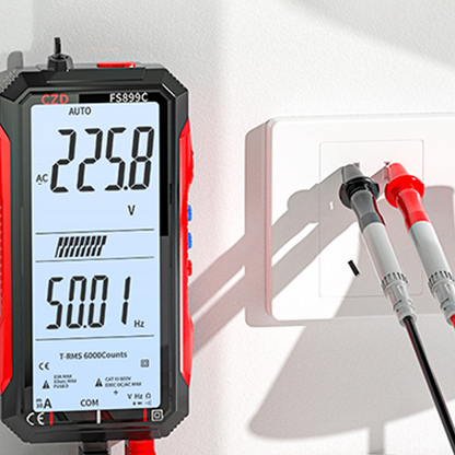 🔧 49% OFF NOW! ⚡ USB Rechargeable Digital Multimeter – Auto-Ranging, LCD Backlight & Portable Design 📏