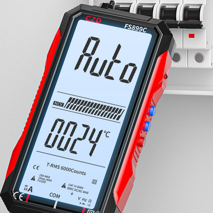 🔧 49% OFF NOW! ⚡ USB Rechargeable Digital Multimeter – Auto-Ranging, LCD Backlight & Portable Design 📏