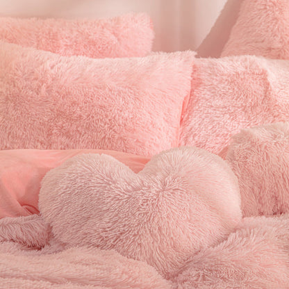 🎁[winter gift]🛏️Winter Warm Plush Bedding 4-Piece Set✨