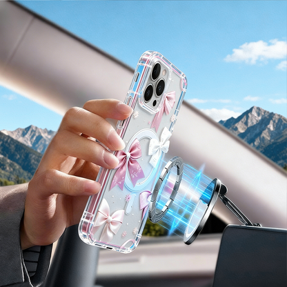 🔥41% OFF!🎀 Sweet bow × Powerful magnetic protection! A stunning phone case has arrived 💖📱
