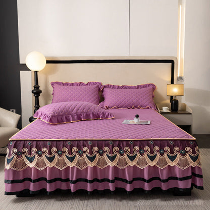🛏️40% off!🌸Ruffled Bed Sheet Skirt / Pillowcases
