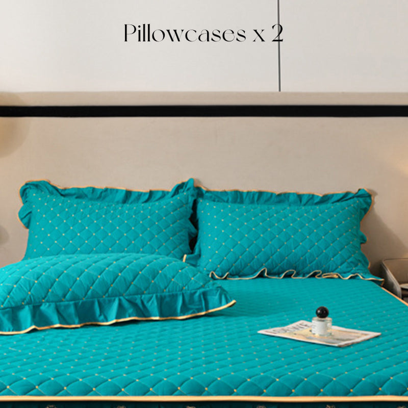 🛏️40% off!🌸Ruffled Bed Sheet Skirt / Pillowcases