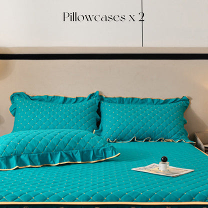 🛏️40% off!🌸Ruffled Bed Sheet Skirt / Pillowcases