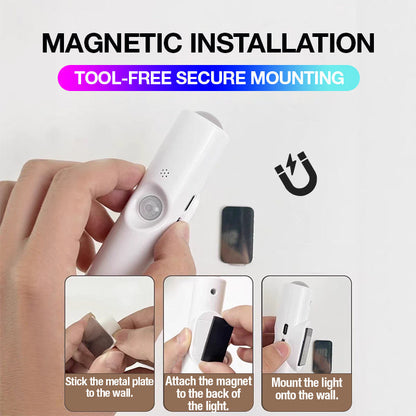 ✨ Magnetic Smart Motion Sensor with RGB Lighting – Customizable Ambience 🌈💡