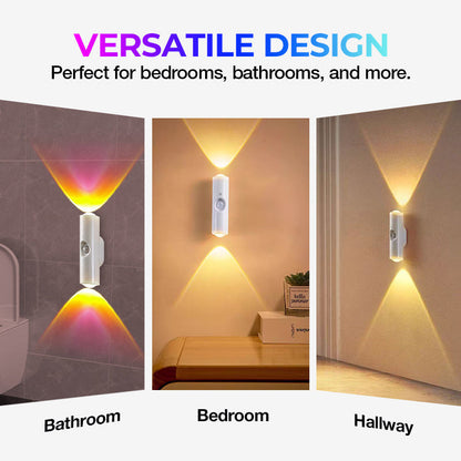 ✨ Magnetic Smart Motion Sensor with RGB Lighting – Customizable Ambience 🌈💡