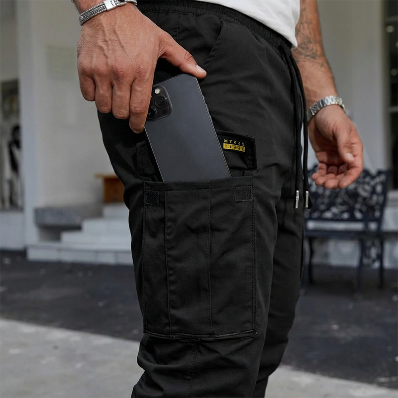 👖🌿Men's Casual Cargo Trousers with Drawstring🔥