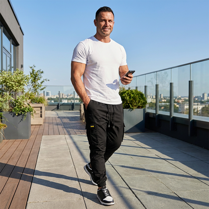 👖🌿Men's Casual Cargo Trousers with Drawstring🔥