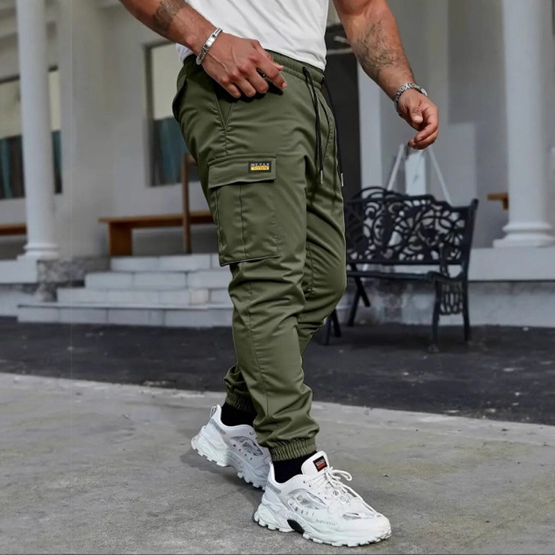 👖🌿Men's Casual Cargo Trousers with Drawstring🔥