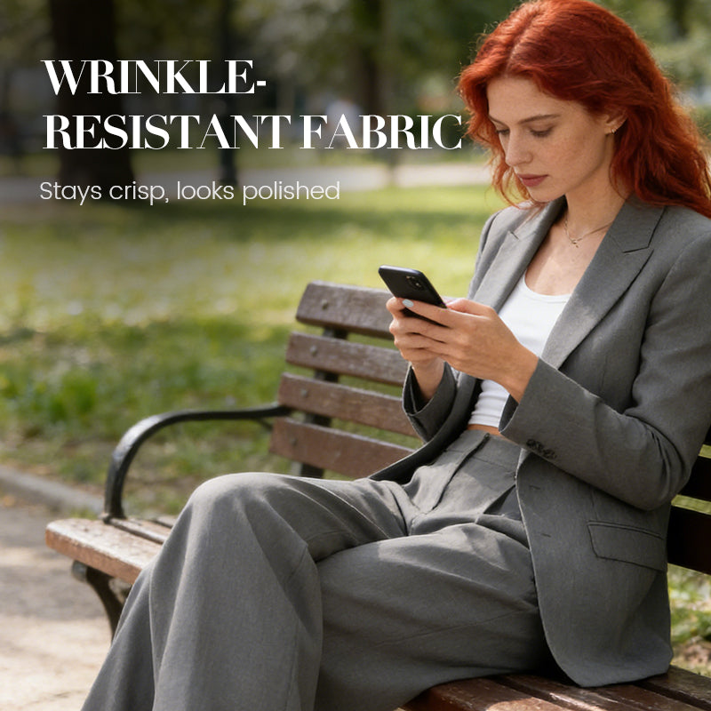 🏆2026 New Style 49% OFF💝Women's High Waisted Straight Leg Work Trousers with Side Pockets -✨Smart & Casual Look for Office and Beyond