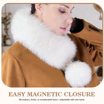 🎈Limited-time 49% off offer!🧣Faux Fur Scarf with Magnetic Closure❄️