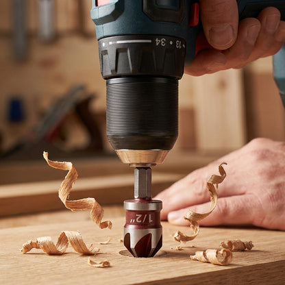 🛠️ 49% OFF NOW! 🔩 Countersink Drill Bit Set for Woodworking (5PCS/3PCS) – Clean Flush Holes, Durable & Time-Saving ⚙️