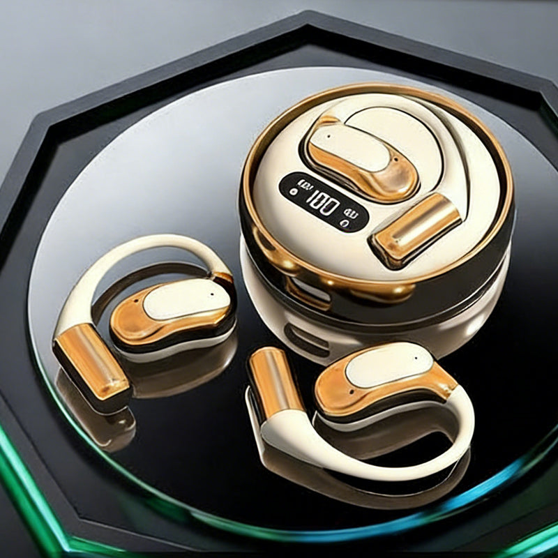 ⏳Limited time offer!🎧 Open-ear headphones with 72-hour battery life, secure fit for workouts and commutes ✨