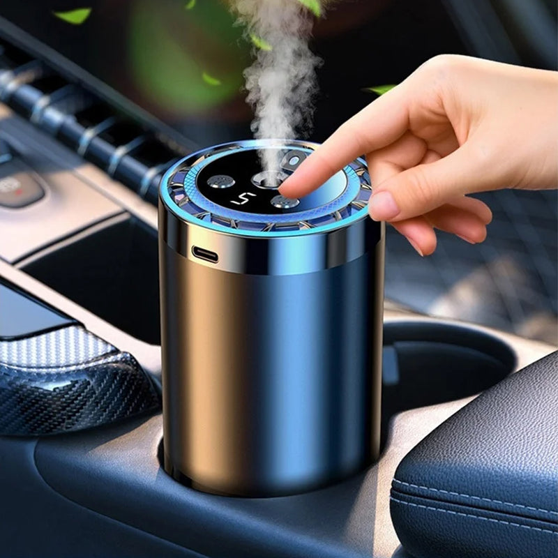 💖49% OFF! ✨ Step inside and be enveloped in fragrance! 🚗💨Smart Car Diffuser Set with Light & Spray Modes
