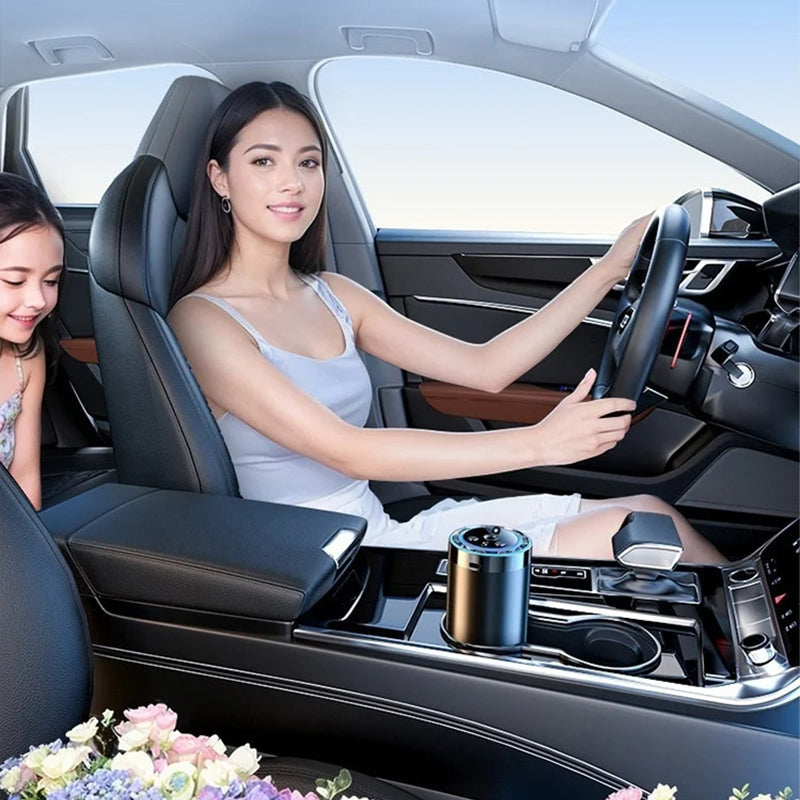 💖49% OFF! ✨ Step inside and be enveloped in fragrance! 🚗💨Smart Car Diffuser Set with Light & Spray Modes