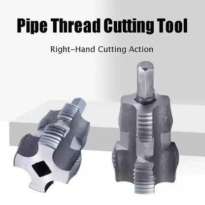 🔧DAMAGED PIPE THREADS? FIX IT FAST!🔧 Threading Tool – Clean & Rethread, Heat-Treated Steel, Durable – For DIY & Pros! 🚰