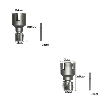 🔧DAMAGED PIPE THREADS? FIX IT FAST!🔧 Threading Tool – Clean & Rethread, Heat-Treated Steel, Durable – For DIY & Pros! 🚰