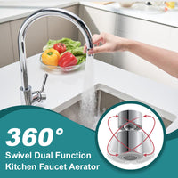 🔥Limited-time offer now on sale💧360° Swivel Dual Function Kitchen Faucet Aerator✨