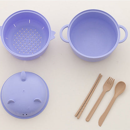 🔥While Supplies Last 40% OFF!🎉 1300ml Instant Noodle Bowl Set with Lid & Cutlery