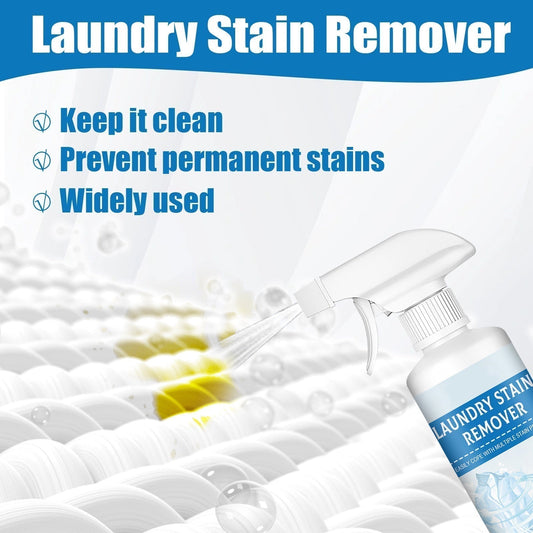 🥳2026 HOT SALE🥳💞50K+ SOLD!🧺🍷60% OFF! Laundry Spot & Stain Remover – Save your favourite clothes from stains! No rubbing, just spray & go. Works on tea, grass, gravy & more. A true laundry hero. 💷👕