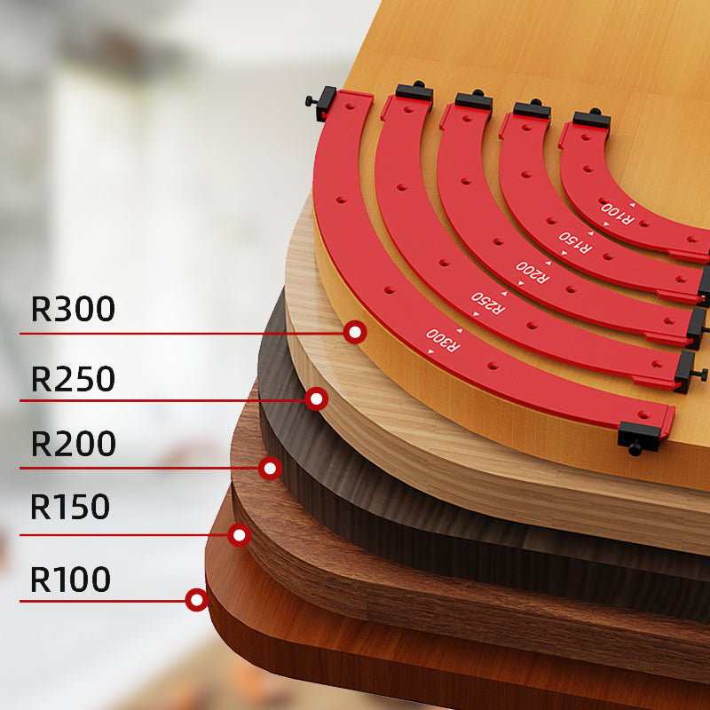 ✨ One-push moulding for professional-grade curved edges! High-precision trimming mould – an essential for woodworkers and craft enthusiasts 🔧