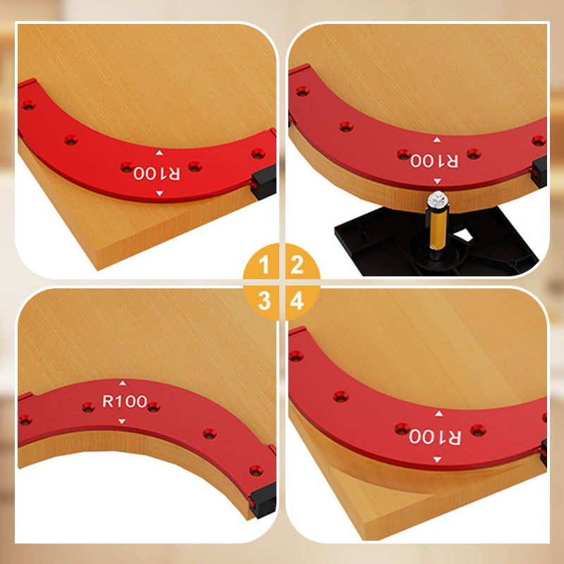 ✨ One-push moulding for professional-grade curved edges! High-precision trimming mould – an essential for woodworkers and craft enthusiasts 🔧