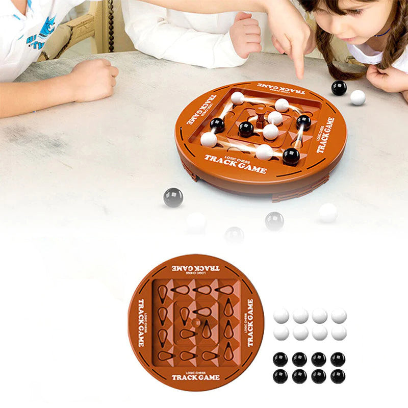 🔥HOT SALE 50%OFF♟️🌀Logic Chess Track Game Set, perfect for 2-4 players, offering fun-filled family game night entertainment✨💫