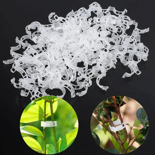 🔥HOT SALE🔥Clips for climbing plants – Plastic tomato ties and plant fasteners 🌱🍅