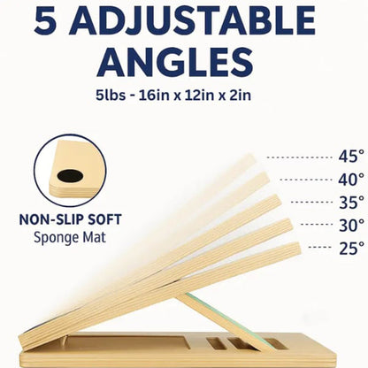 🔈🔈40% OFF🏃‍Adjustable Wooden Slant Board for Calf Stretching