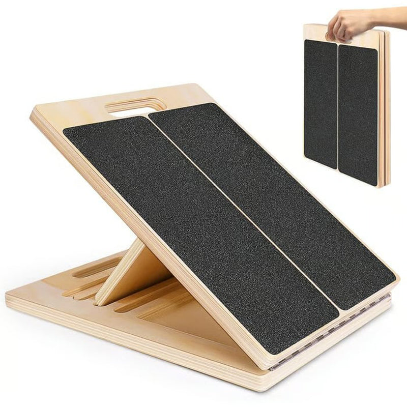 🔈🔈40% OFF🏃‍Adjustable Wooden Slant Board for Calf Stretching