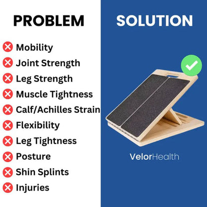 🔈🔈40% OFF🏃‍Adjustable Wooden Slant Board for Calf Stretching