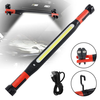 📢📢40% OFF !! ⏰3000LM LED Work Light – Magnetic + hook, 5200mAh battery, 360° rotation. Type‑C fast charge. Bright as day anywhere! 🔋✨