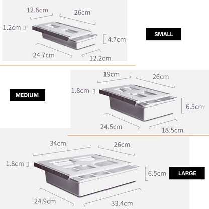 🔥46% OFF!✨ Hidden Under-Desk Drawer: Stick it on and hide it away—your desk instantly tidies up! 🗂️