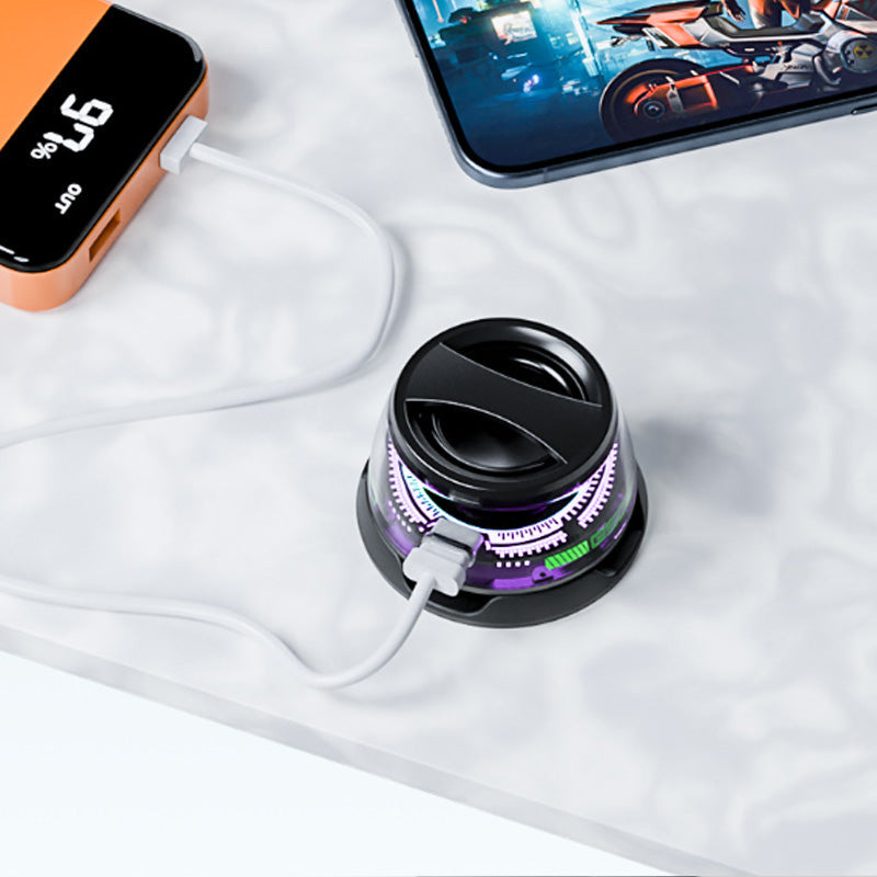 🔥49% OFF!🎵Compact and Magnetic Bluetooth Speaker Set with LED Lights✨