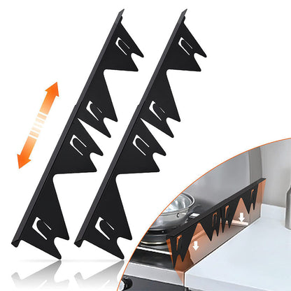 🔪49% OFF! 🍳 Stainless Steel Adjustable Retractable Stove Gap Covers 🧹