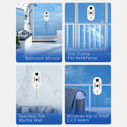 🤖 49% OFF NOW!⚡Automatic Smart Window Cleaning Robot – Edge Detection, Smart Spray & Streak-Free Shine ✨