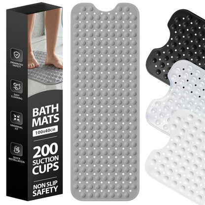 🔥Limited-time 40% off offer!🛡️ Keep your bathroom slip-free with this! Powerful suction cups + full-coverage bath mat – no fear of slipping even when wet 💦🛁