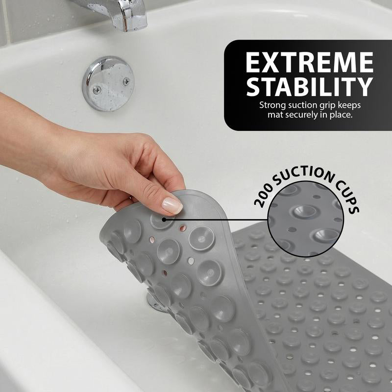 🔥Limited-time 40% off offer!🛡️ Keep your bathroom slip-free with this! Powerful suction cups + full-coverage bath mat – no fear of slipping even when wet 💦🛁