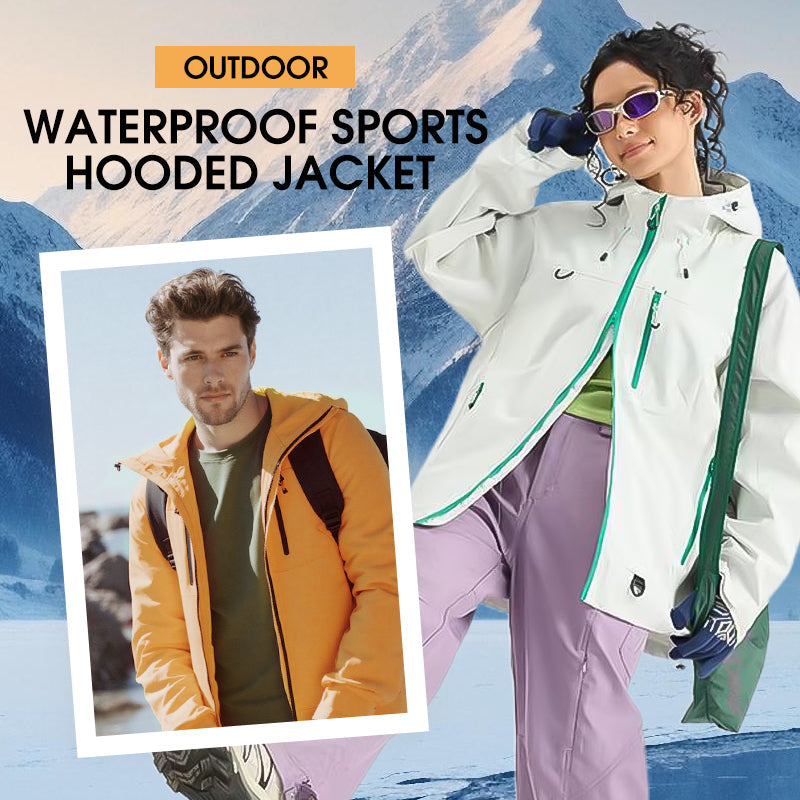 🥳2026 HOT SALE🥳💞50K+ SOLD!🚶‍♀️ 🌧️49% OFF!🧥Outdoor Waterproof Sports Hooded Jacket🌿