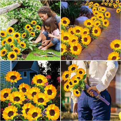 🌻 Realistic & Weatherproof | 2026 Hot Sale Solar Sunflower | IP65 Outdoor Decor ✨【40% OFF】