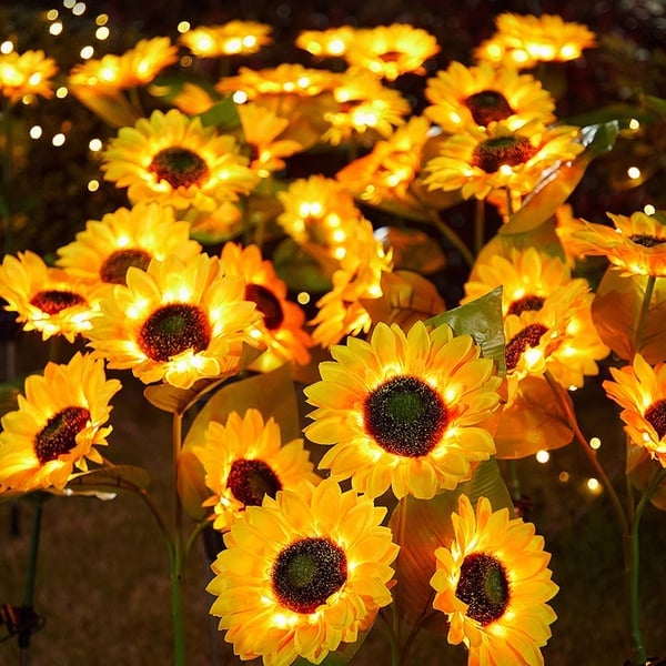 🌻 Realistic & Weatherproof | 2026 Hot Sale Solar Sunflower | IP65 Outdoor Decor ✨【40% OFF】