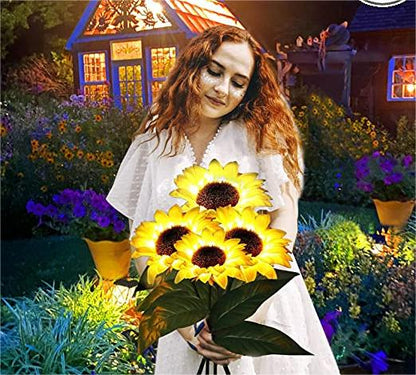 🌻 Realistic & Weatherproof | 2026 Hot Sale Solar Sunflower | IP65 Outdoor Decor ✨【40% OFF】