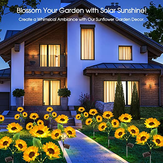 🌻 Realistic & Weatherproof | 2026 Hot Sale Solar Sunflower | IP65 Outdoor Decor ✨【40% OFF】
