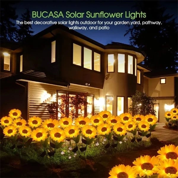 🌻 Realistic & Weatherproof | 2026 Hot Sale Solar Sunflower | IP65 Outdoor Decor ✨【40% OFF】