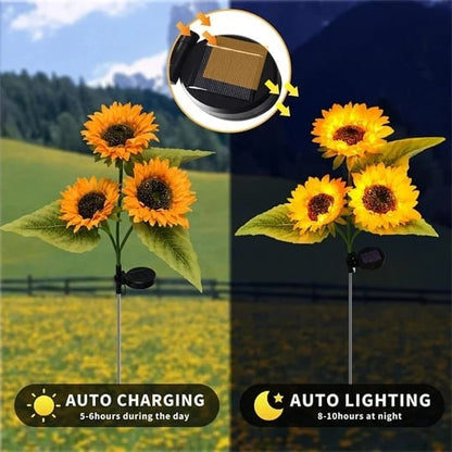 🌻 Realistic & Weatherproof | 2026 Hot Sale Solar Sunflower | IP65 Outdoor Decor ✨【40% OFF】